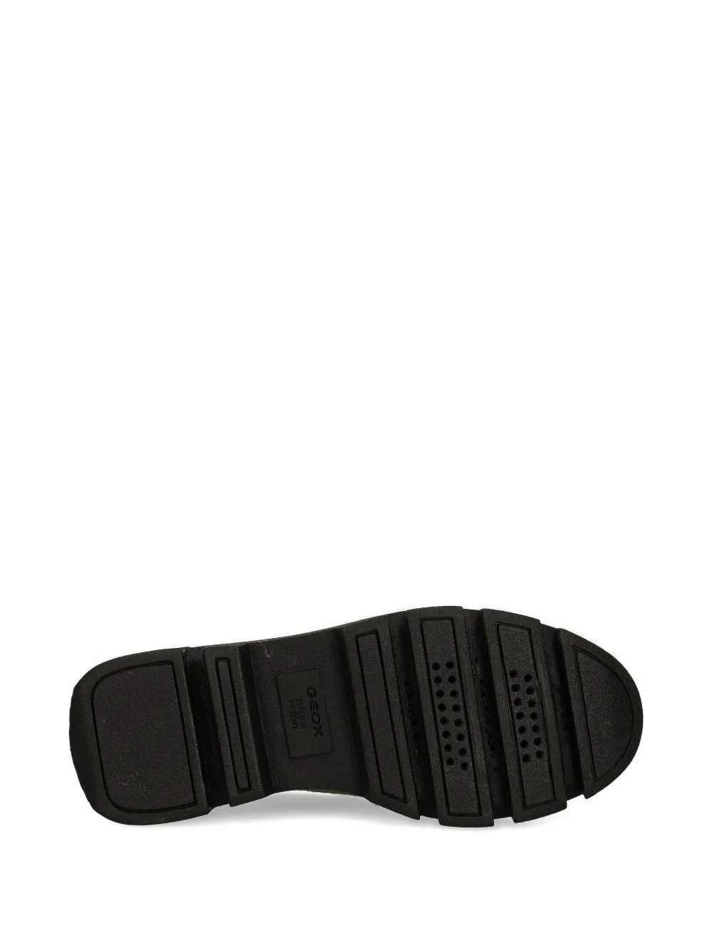 Geox buckle-detail platform loafers Green