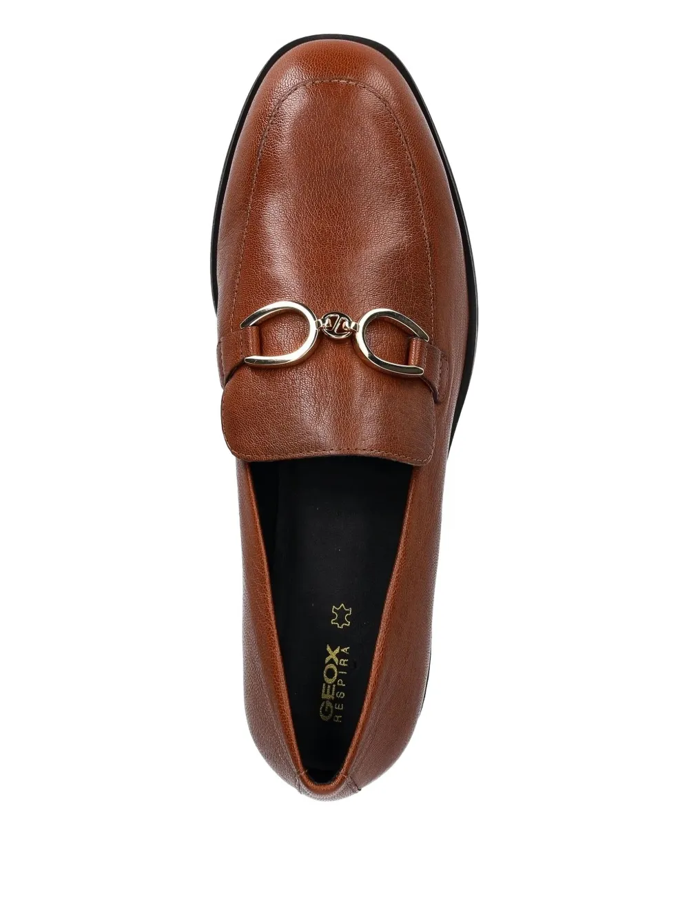 Geox chain-detail loafers Brown