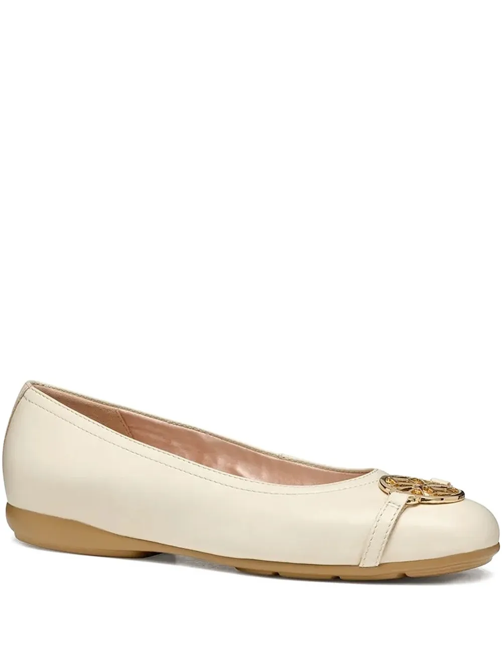 Geox Annytah Ballet Flats In Neutral