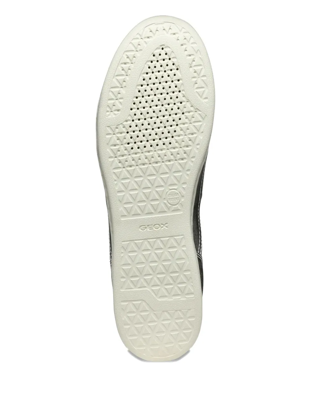 Geox Debossed-logo Sneakers In Gray