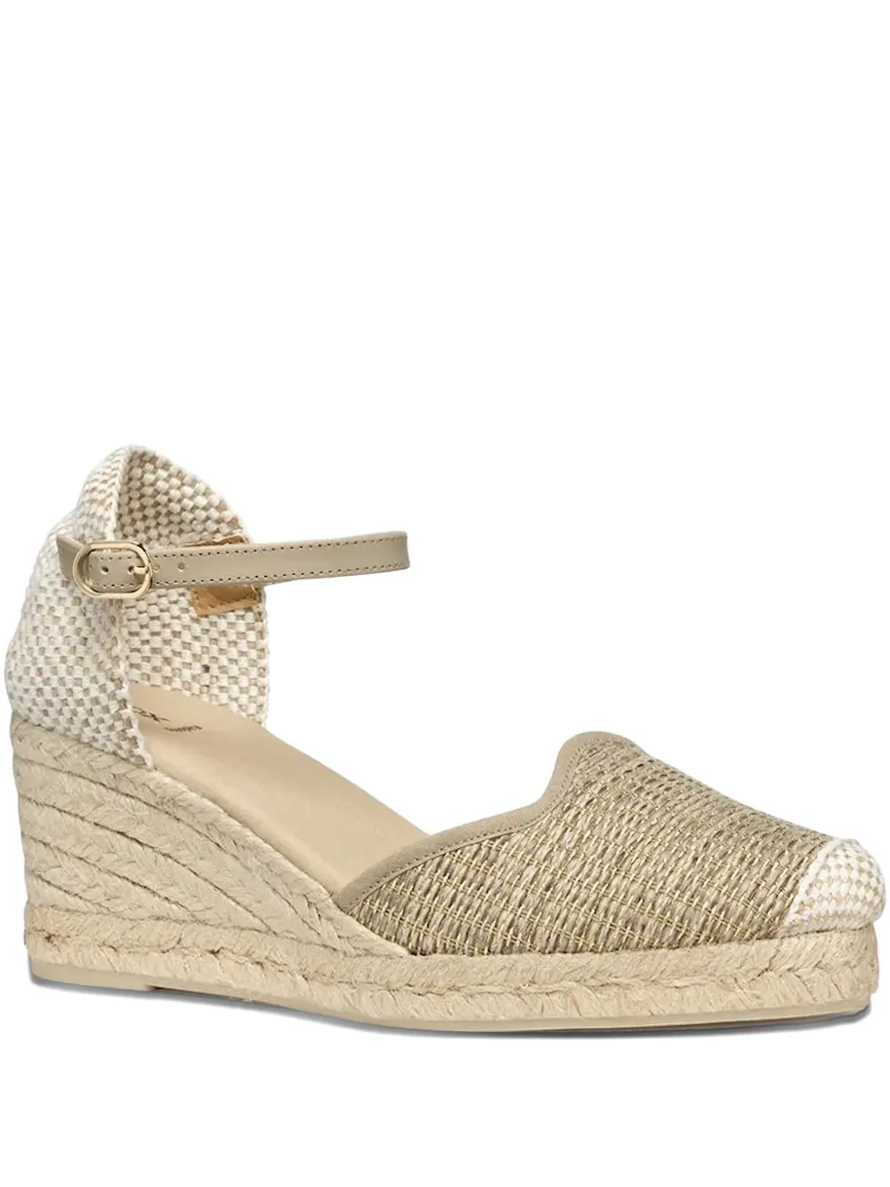 Geox 65mm woven ankle-strap espadrilles Neutrals