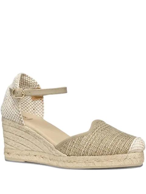 Geox 65mm woven ankle-strap espadrilles