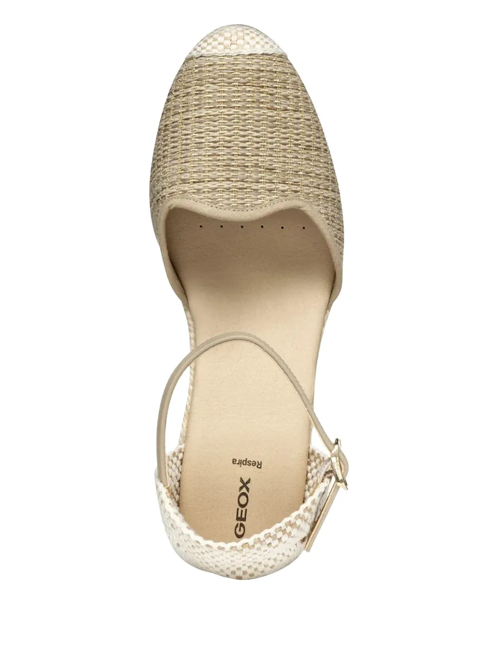 Geox 65mm woven ankle-strap espadrilles Neutrals