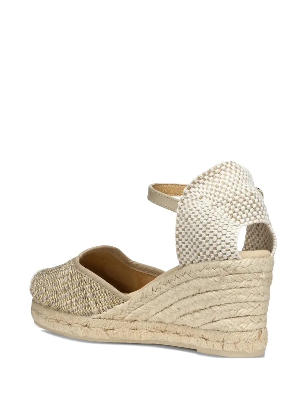 Geox 65mm woven ankle-strap espadrilles Neutrals