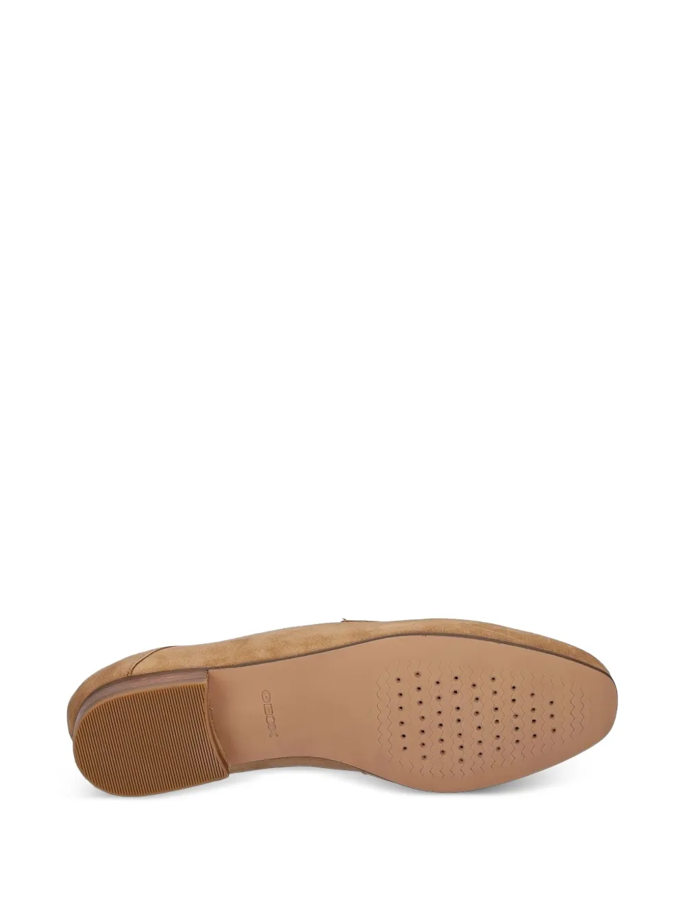 Geox Mantinea penny-strap suede loafers Brown