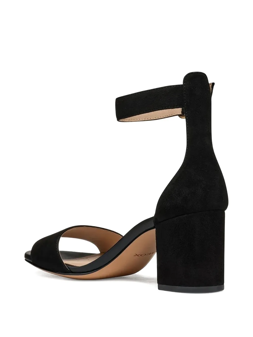 Geox ankle-strap block-heel sandals Black