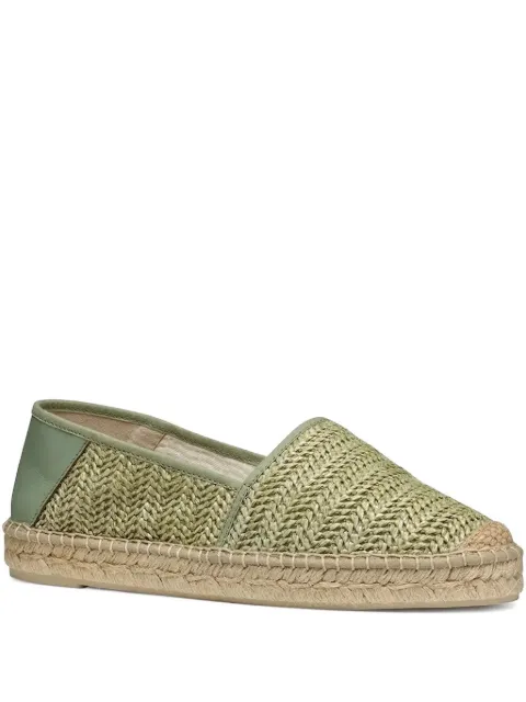 Geox Lampedusa herringbone-woven espadrilles
