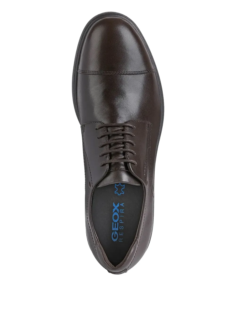 Geox lace-up derby shoes Brown