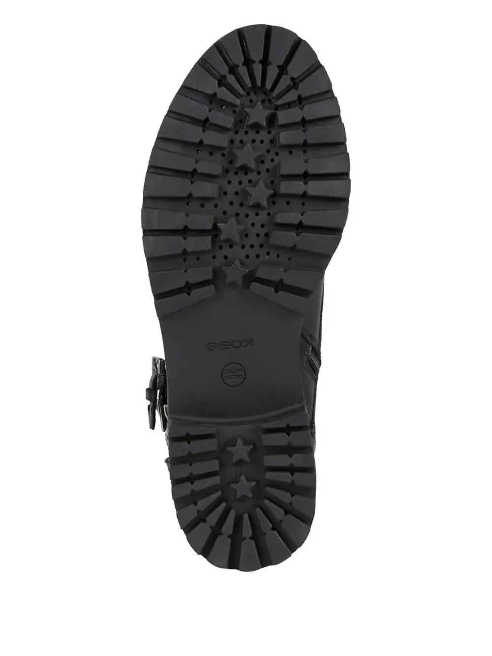 Geox Hoara 18 buckle-detail leather boots Black