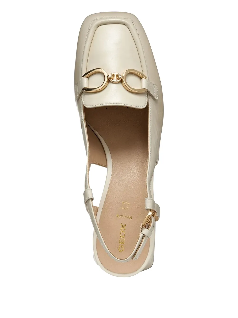 Geox 65mm Coronilla slingback block-heel pumps Neutrals