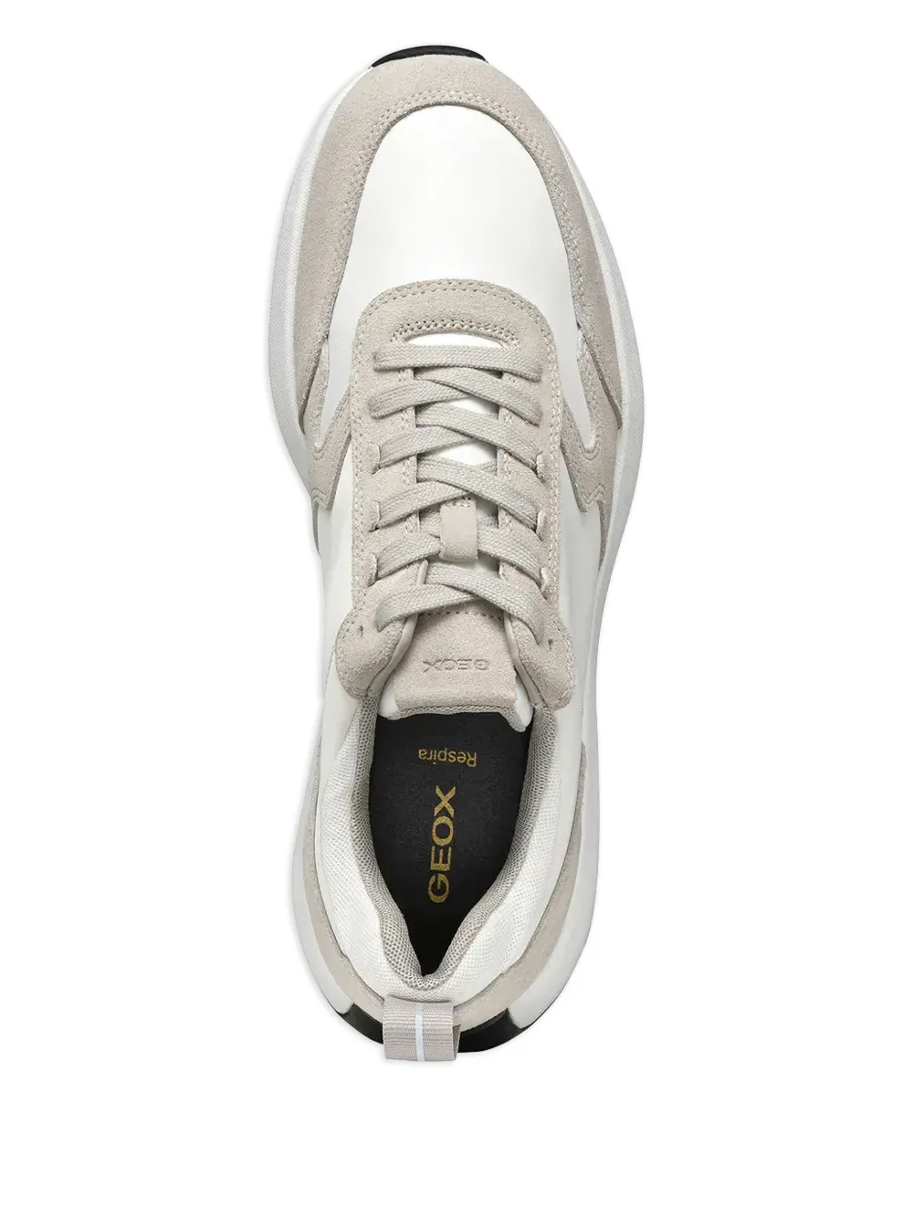 Geox Volpiano sneakers met vlakken Wit