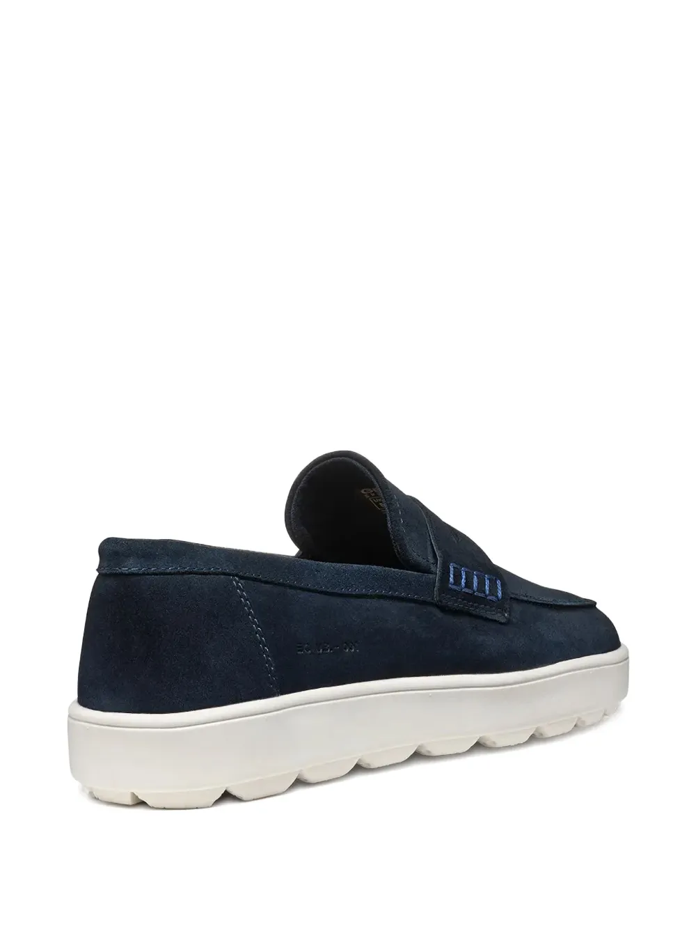 Geox Spherica™ ECUB-1 penny suede loafers Blue