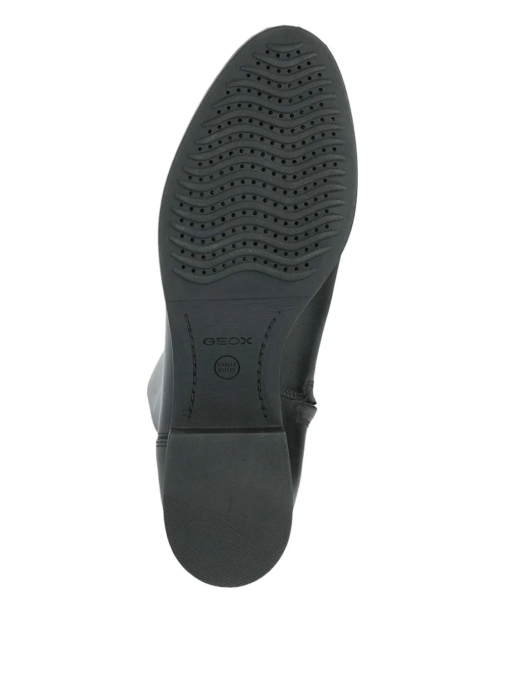Geox zip-fastening leather boots Black