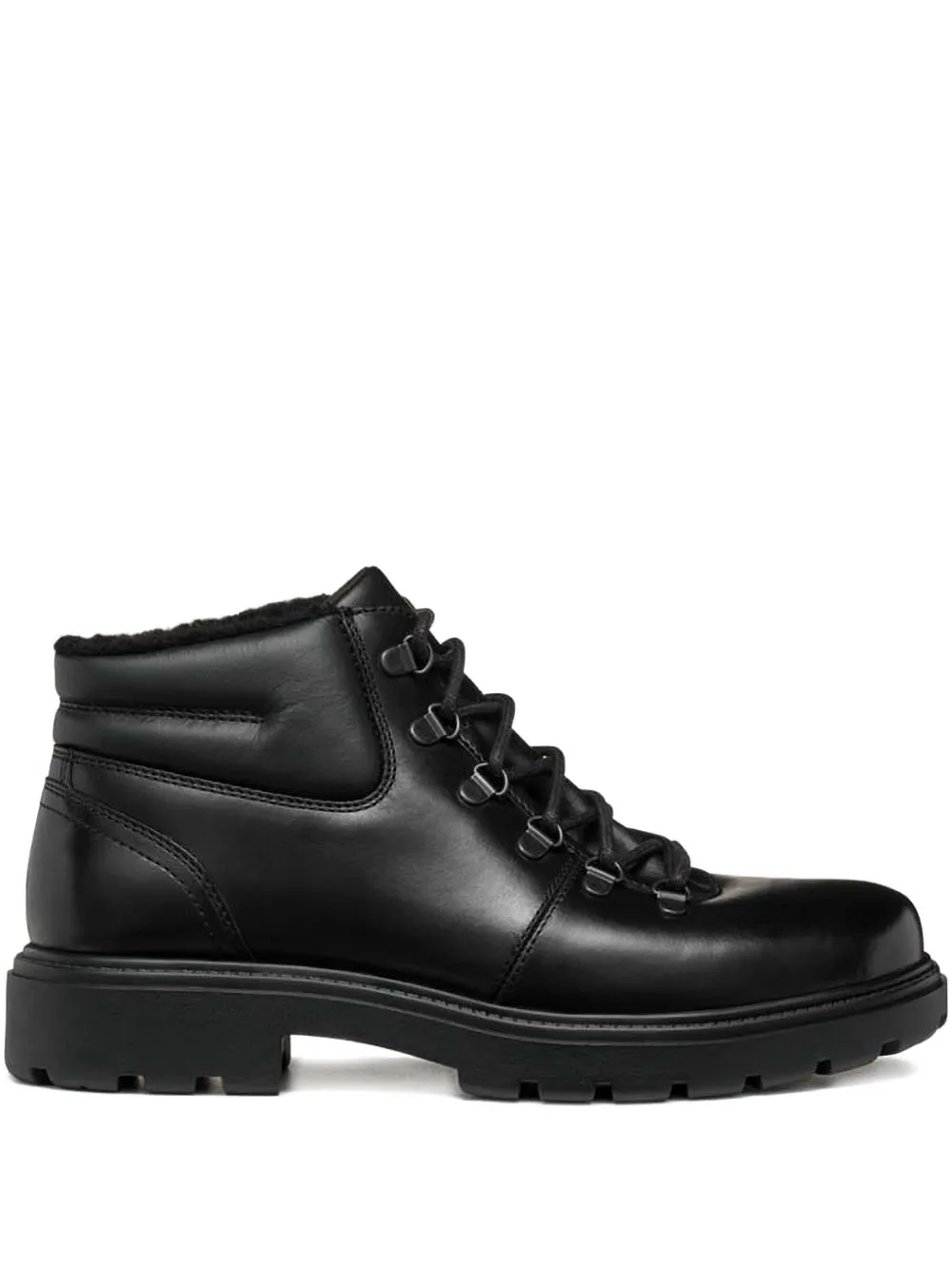 Geox lace-up leather boots | Black | Image 1