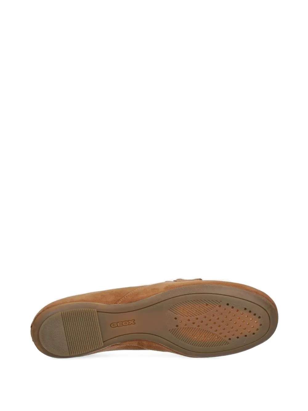 Geox buckle-detail suede loafers Brown