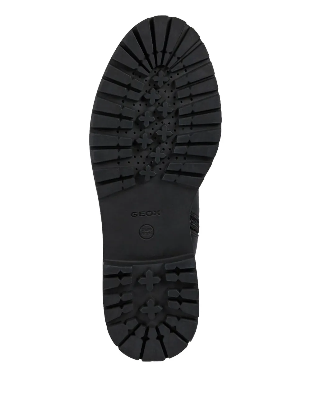 Geox Iridea Zip-detail Leather Boots In Black