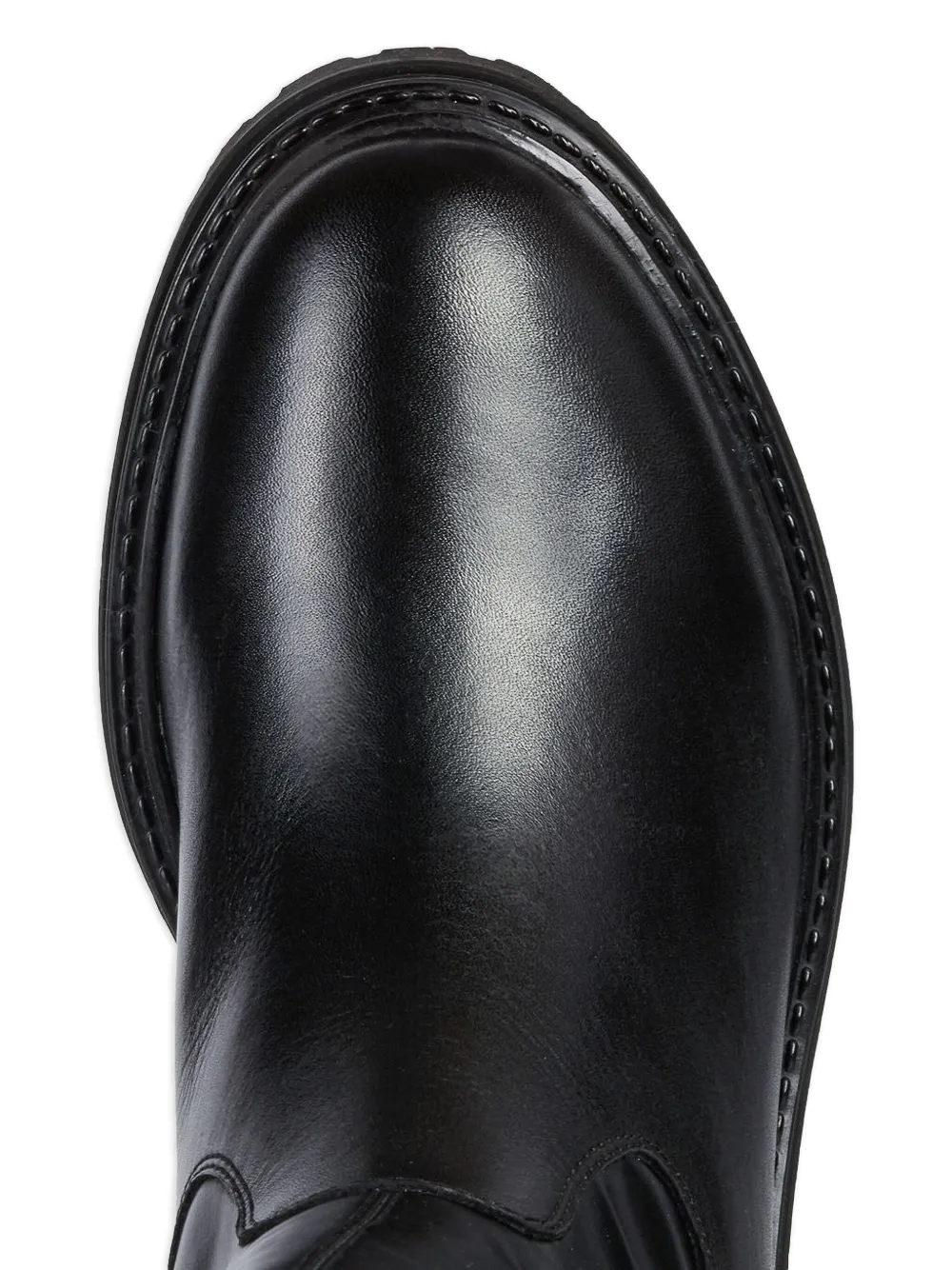 Geox Iridea zip-detail leather boots Black