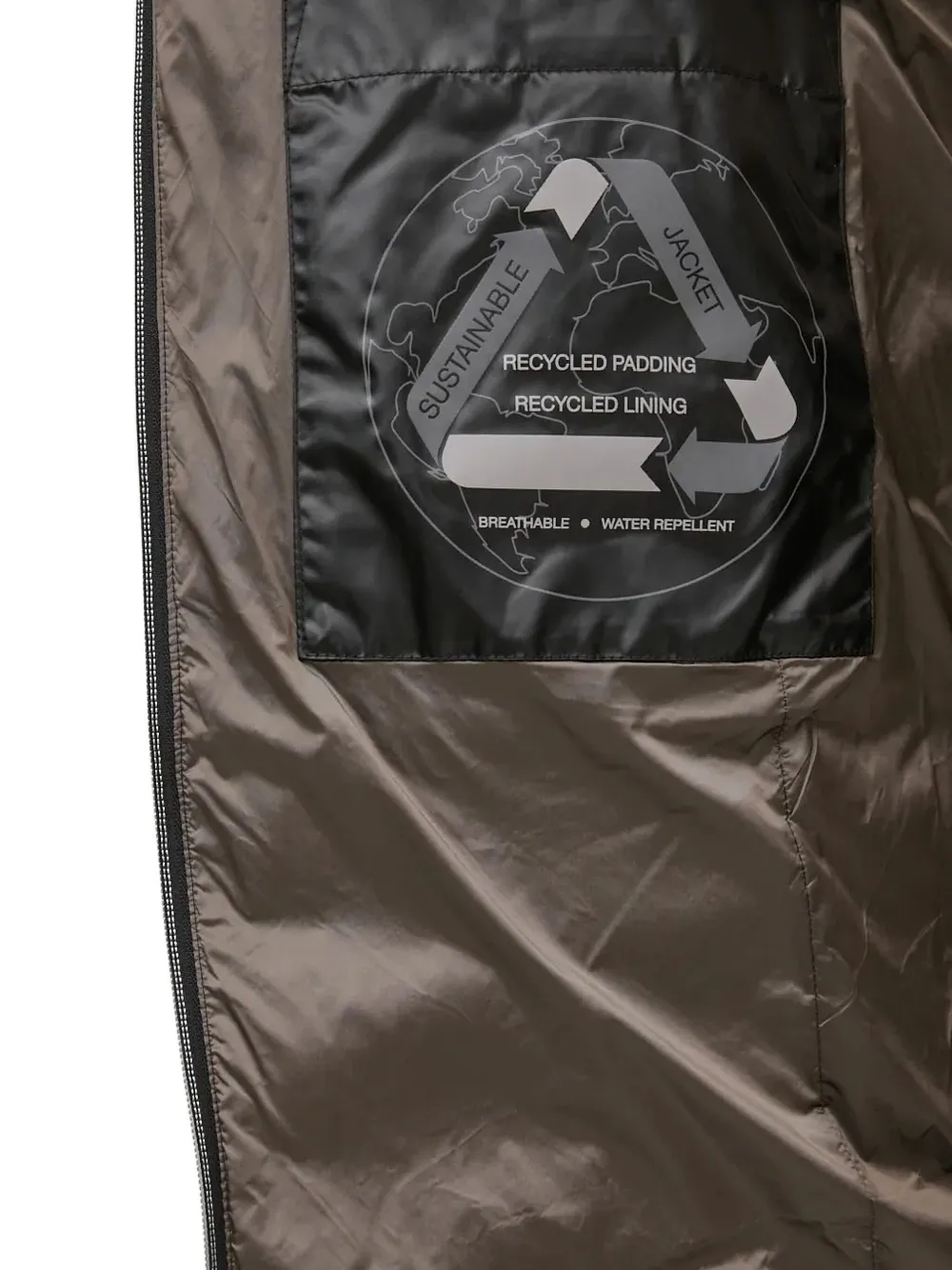 Geox Gevoerd jack met capuchon Zwart