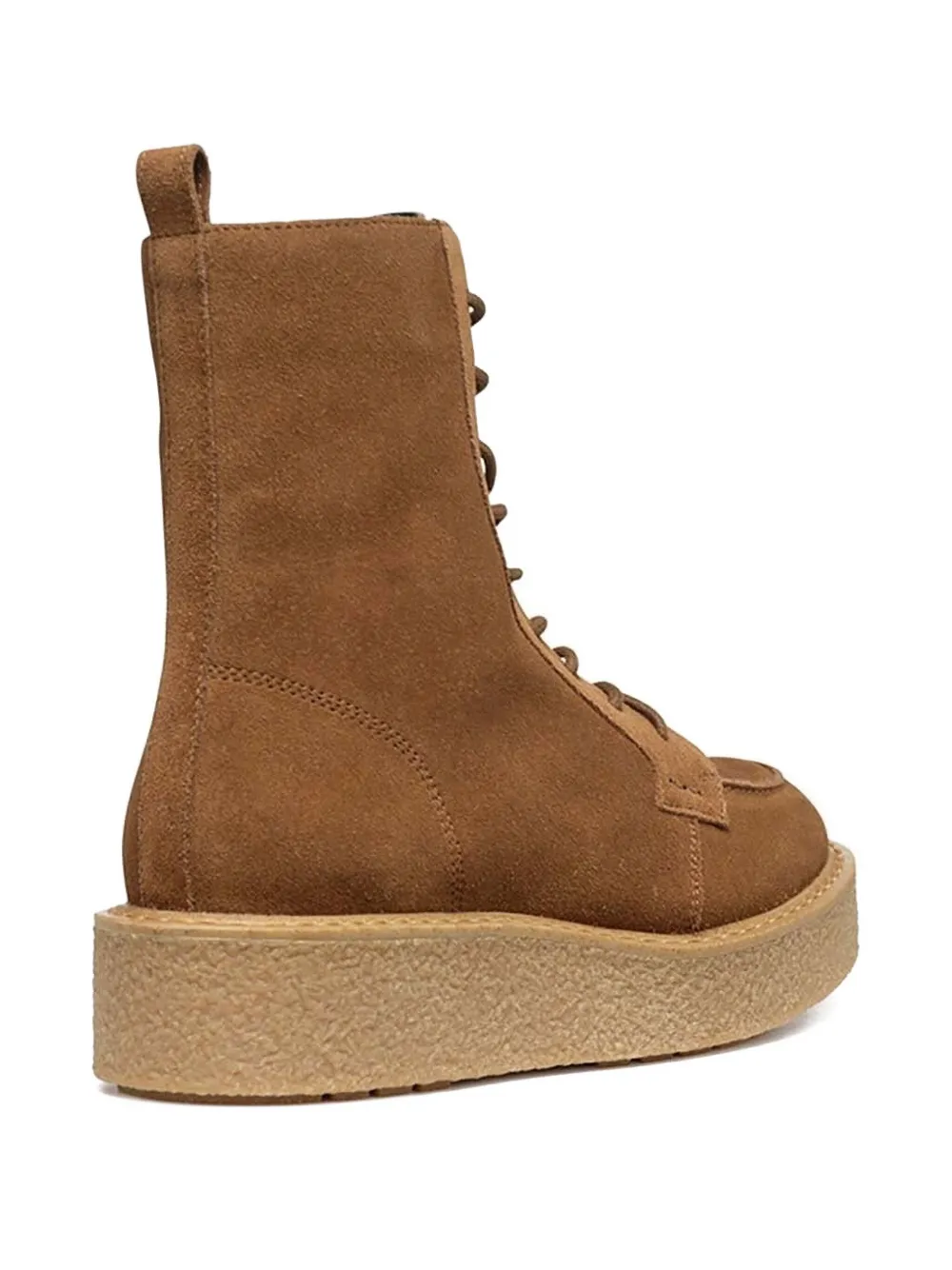 Geox lace-up platform boots Brown