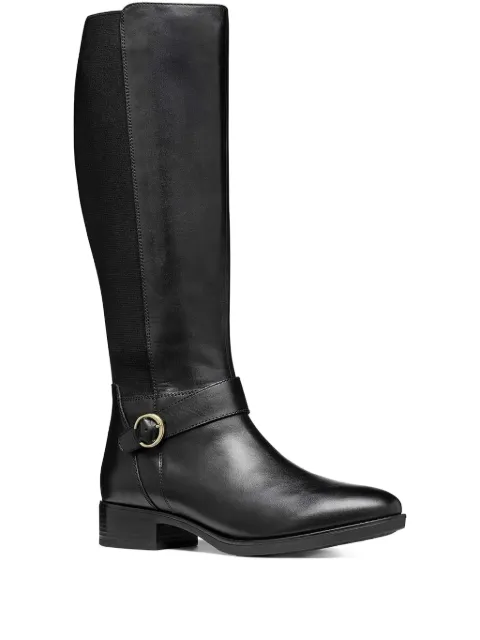Geox Felicity buckle leather boots