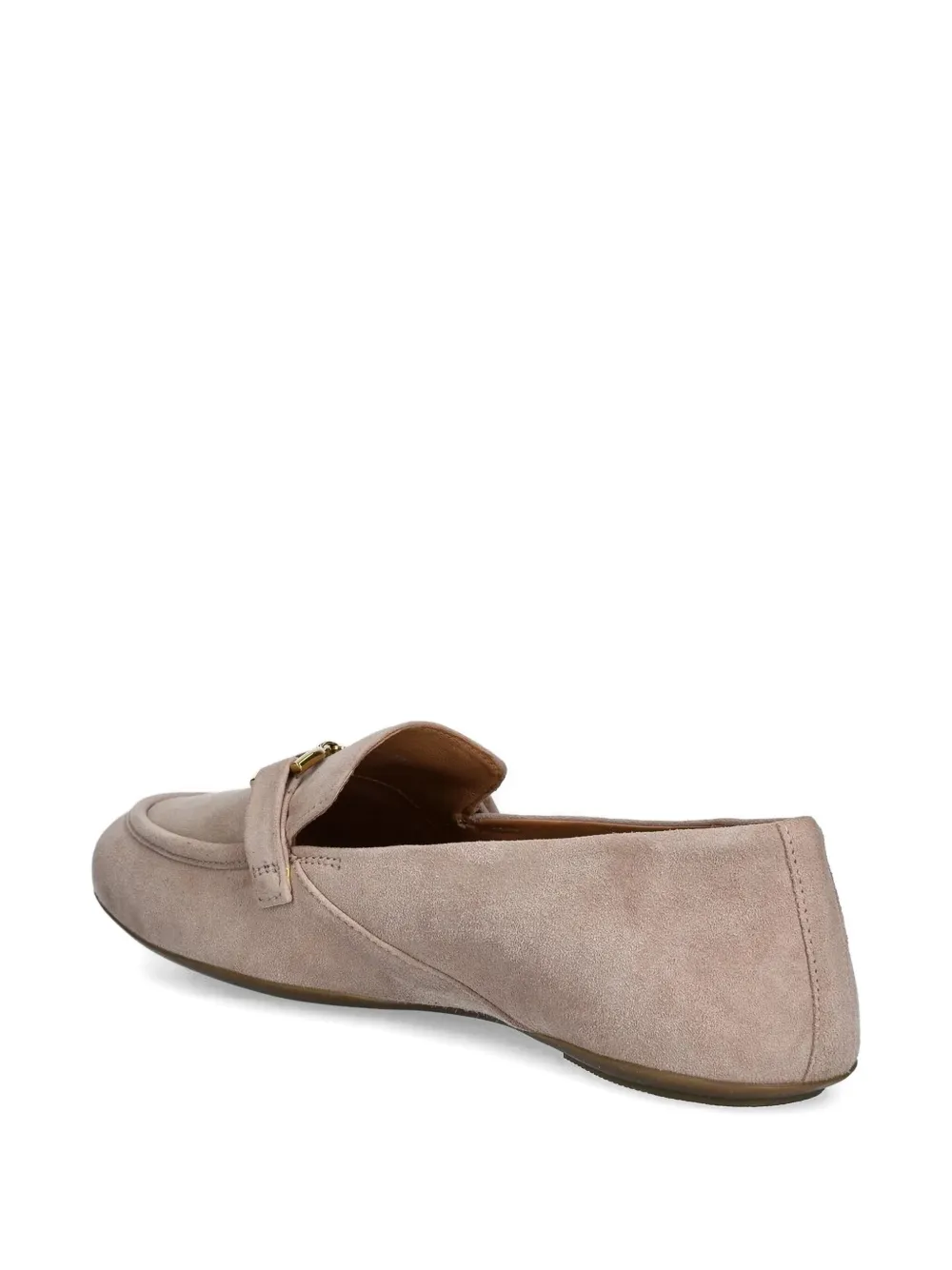 Geox buckle-detail suede loafers Brown