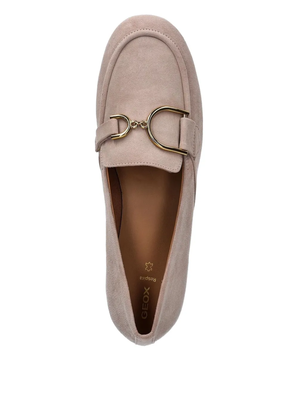 Geox buckle-detail suede loafers Brown