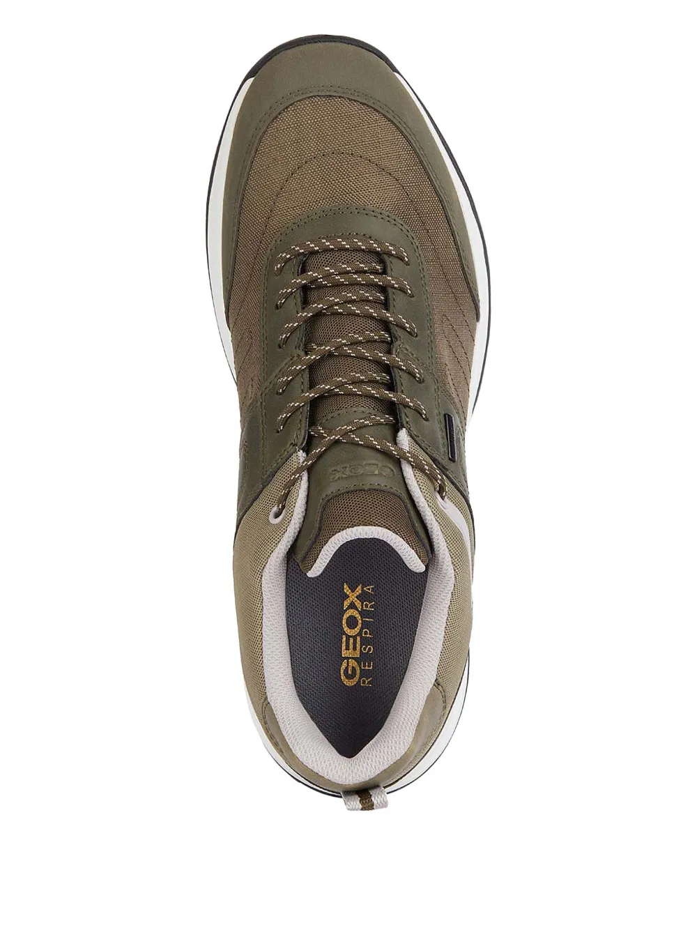 Geox Terrestre B panelled lace-up sneakers Green