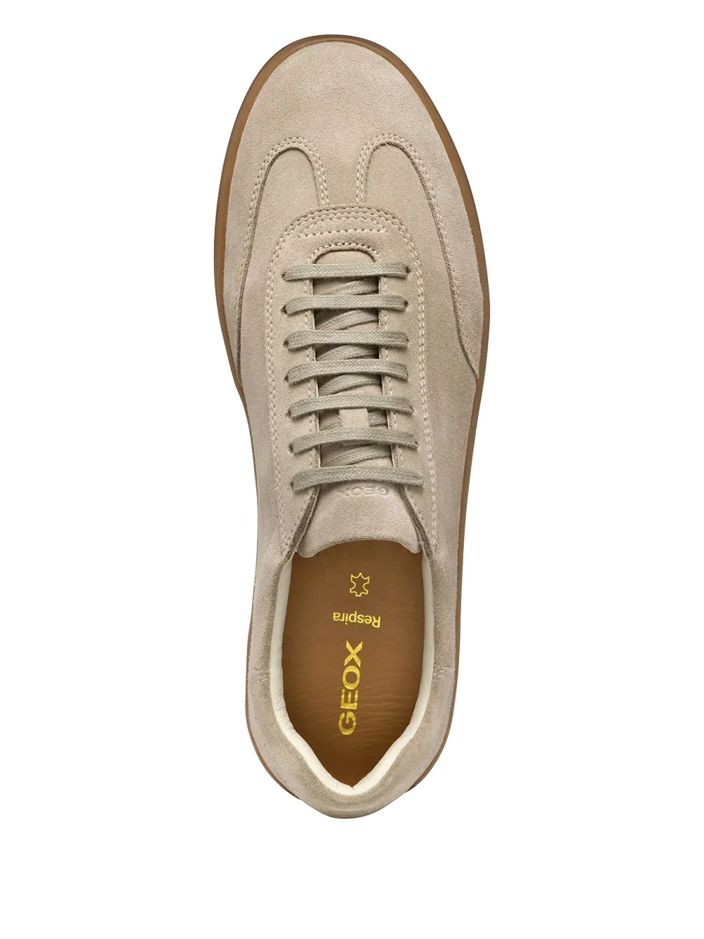 Geox Regio suede lace-up sneakers Neutrals