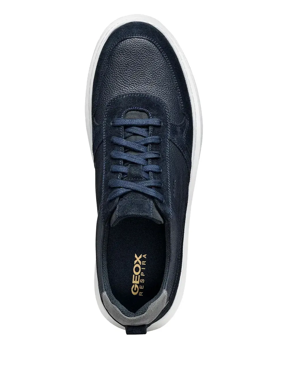 Geox Deiven leather sneakers Blauw