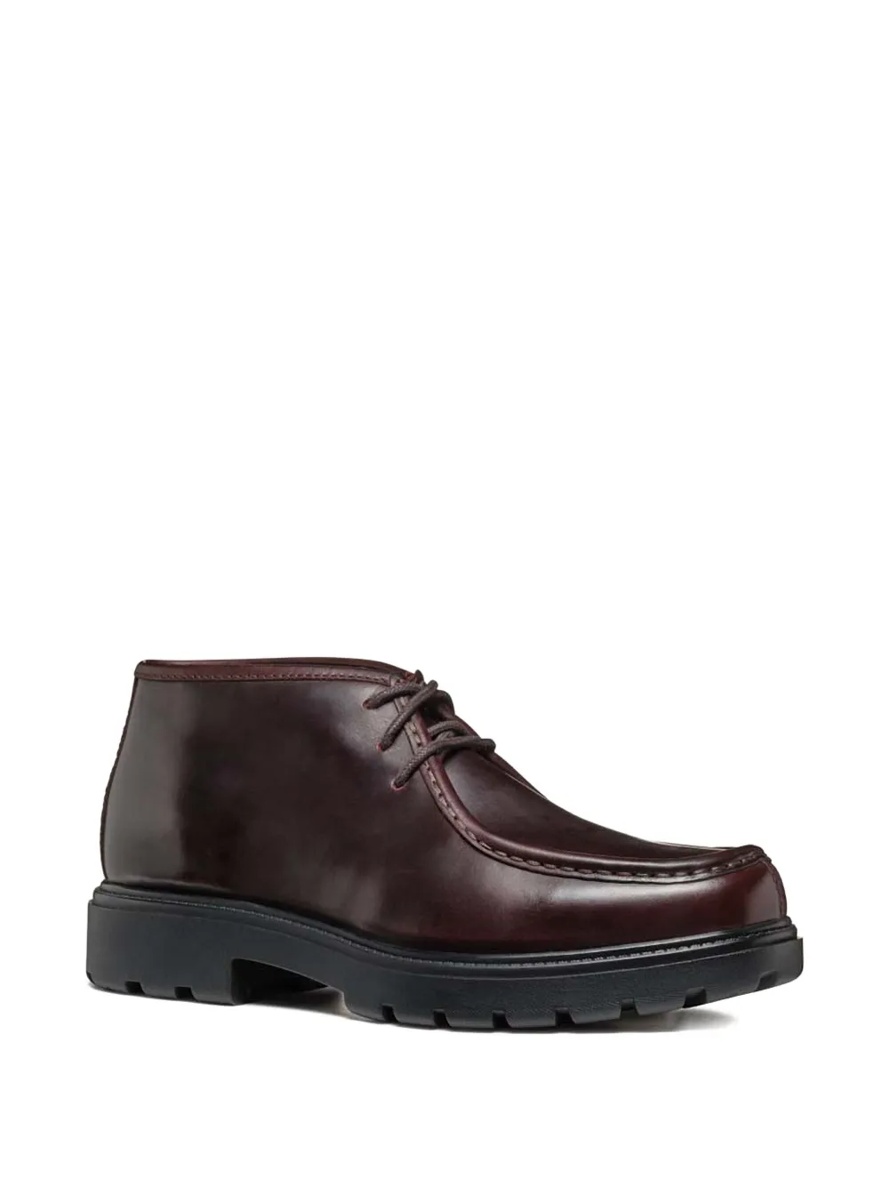 Geox leather lace-up ankle boots | Hiking Boots | Image 2