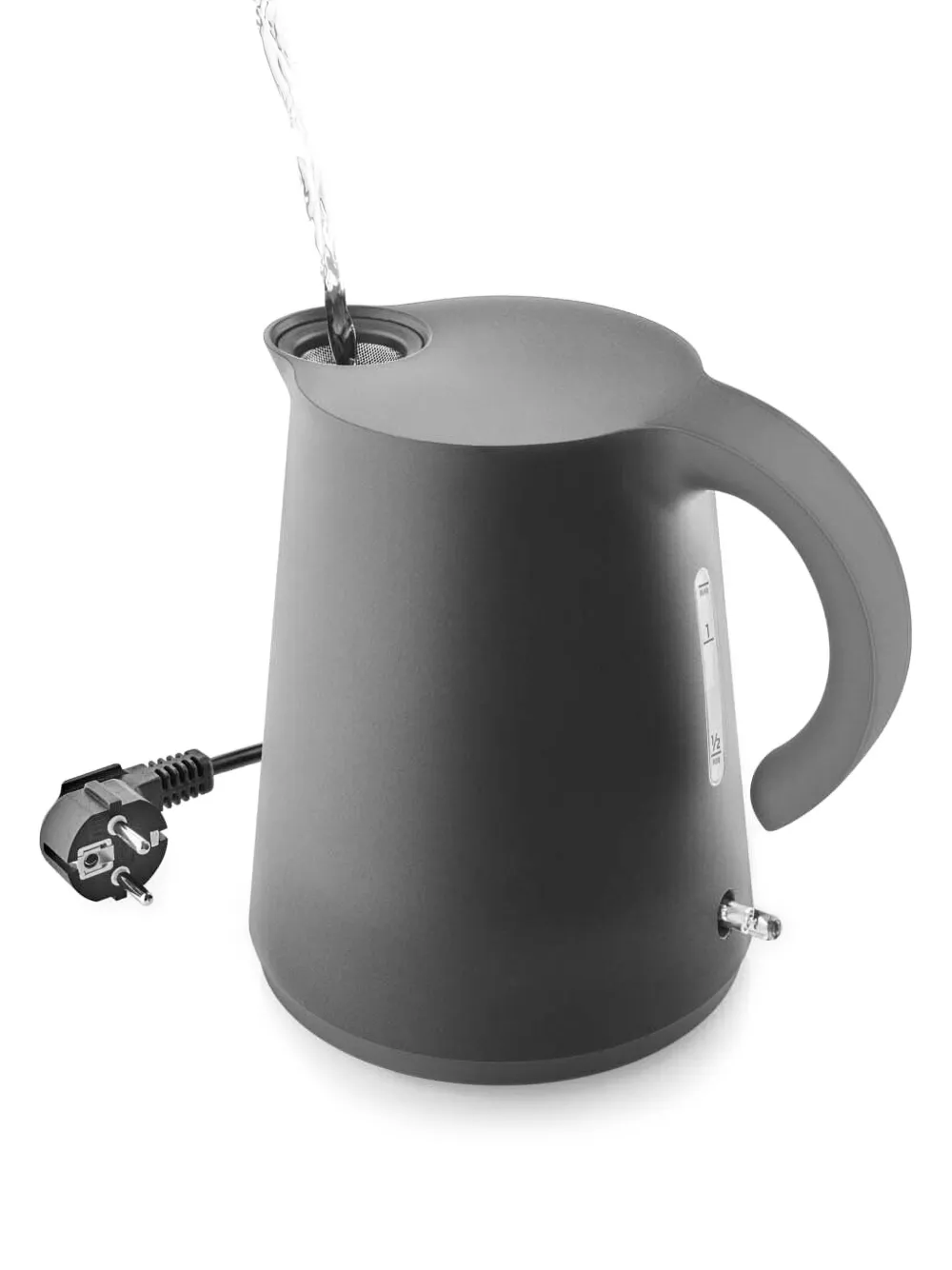Eva Solo Curved Handle Kettle In Black