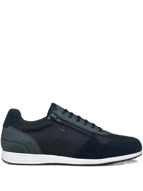Geox Avery zip-detail mesh sneakers