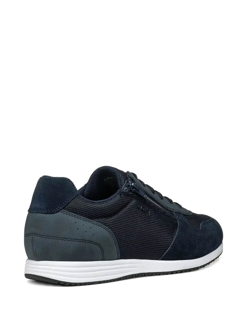 Geox Avery zip-detail mesh sneakers Blauw