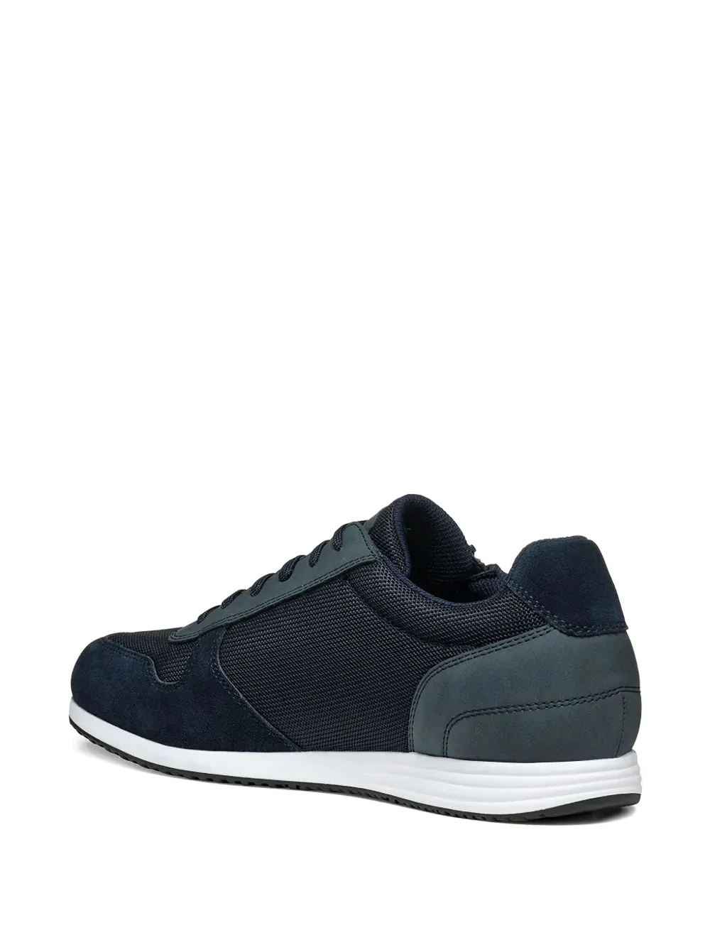 Geox Avery zip-detail mesh sneakers Blauw