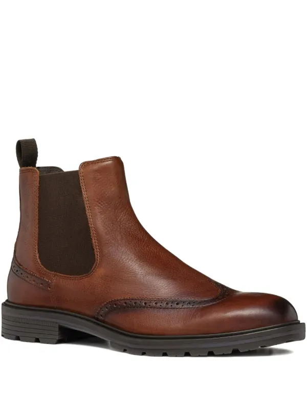 Geox Men\'s Tan Leather Boots s-l400.jpg main image 4