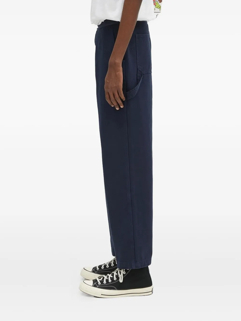Evisu Patch Pocket Trousers In Blue