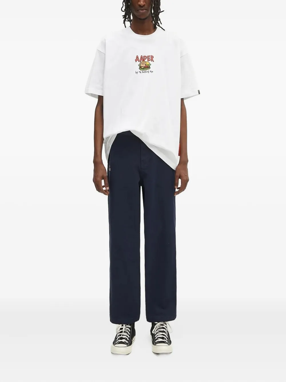 EVISU Broek met opgestikte zak - Blauw