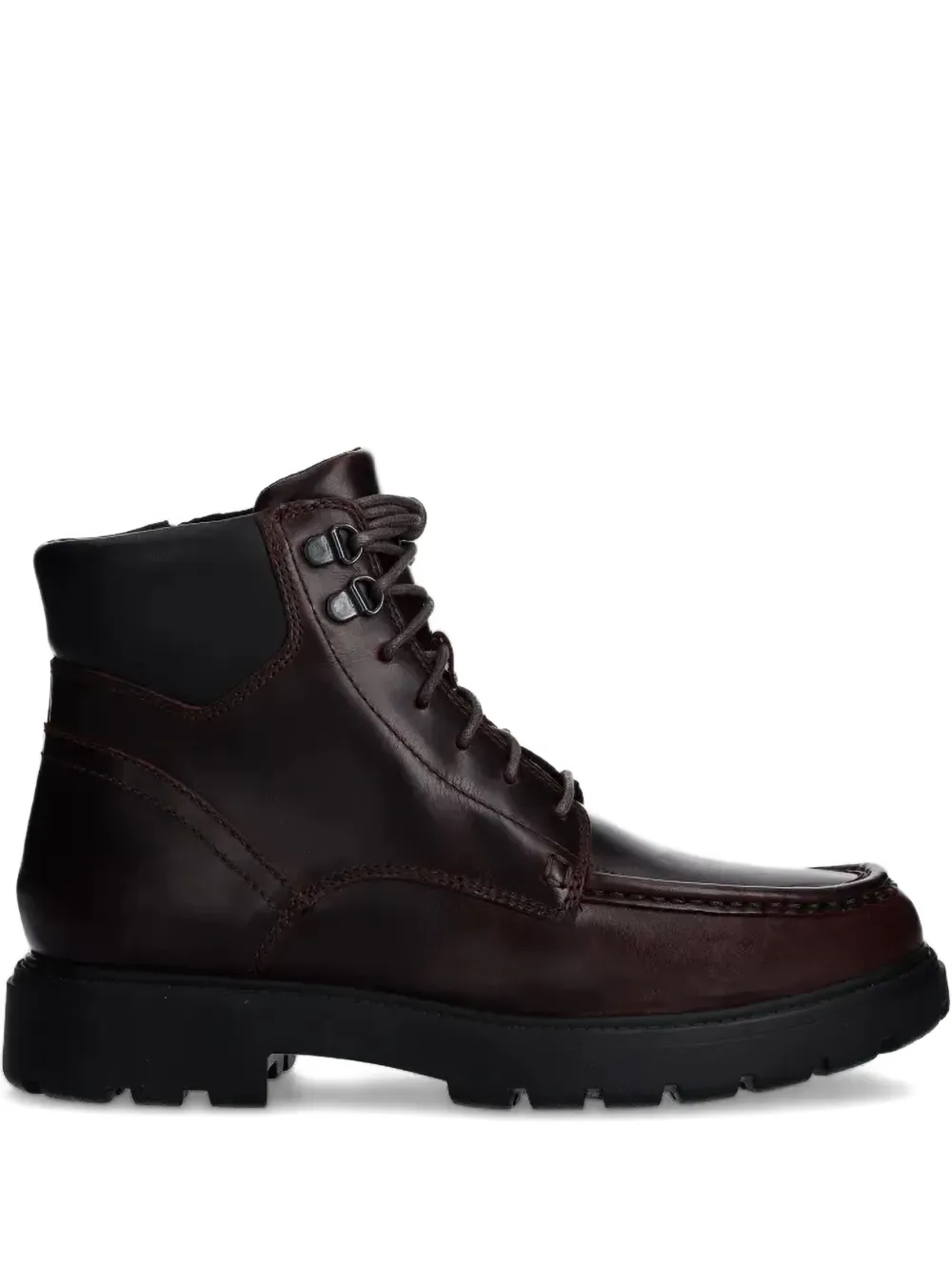 Geox lace-up leather boots | Red | Image 1