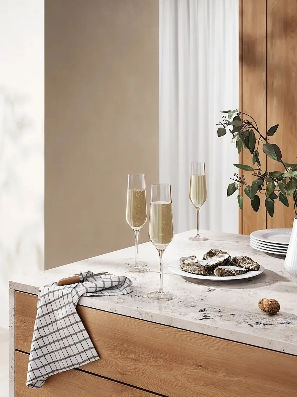  Eva Solo Crystal Champagne Flute - Neutrals 