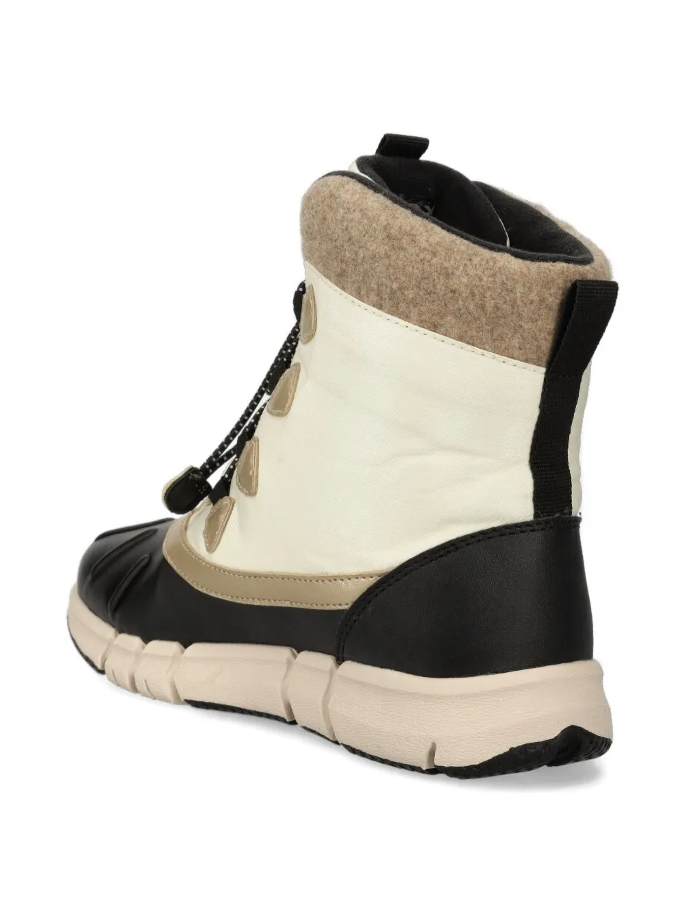 Geox Gewatteerde snowboots met veters Beige