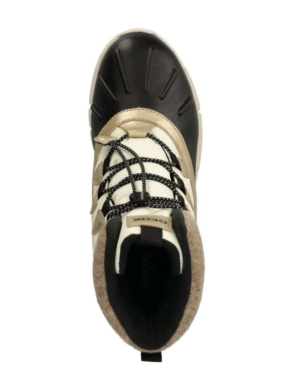 Geox Gewatteerde snowboots met veters Beige