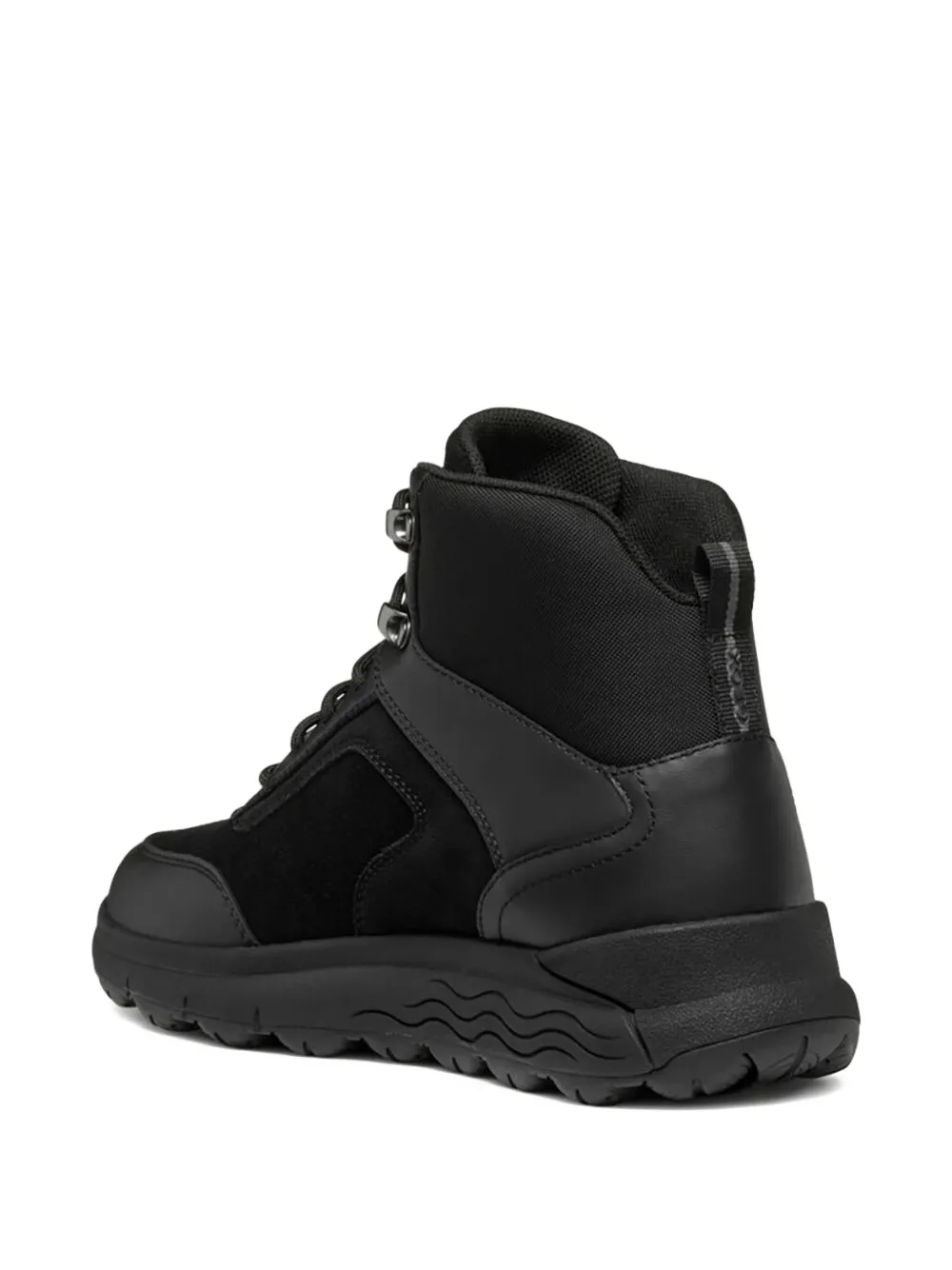 Geox Suède leren sneakers Zwart