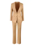 Tagliatore linen suit - Brown
