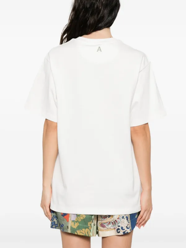 ALEMAIS graphic-print T-shirt | White | FARFETCH