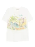 ALEMAIS graphic-print T-shirt - White
