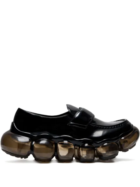 GROUNDS patent-leather loafers