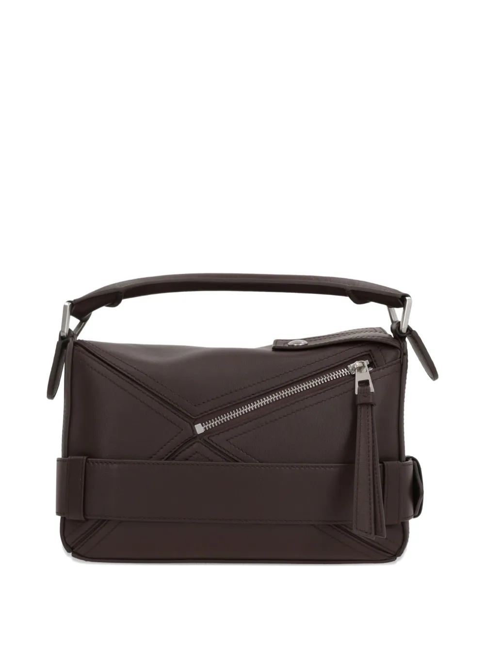 LOEWE Puzzle shopper met vlakken en ceintuur Bruin