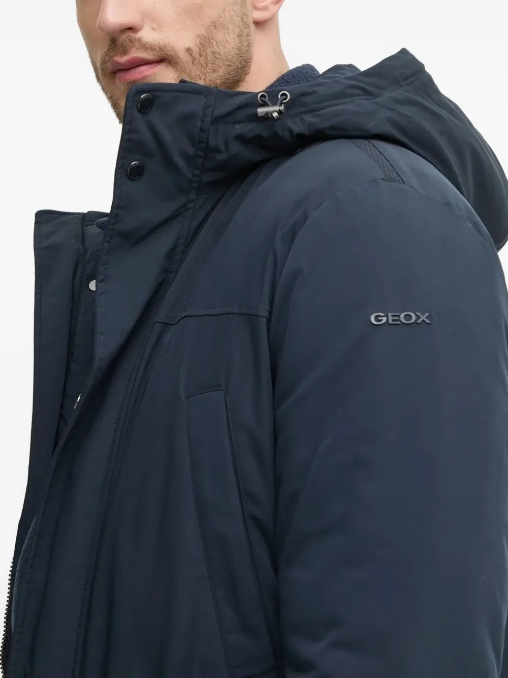 Geox Jack met capuchon Blauw