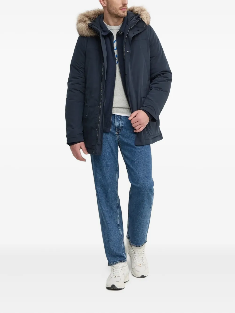 Geox Jack met capuchon Blauw
