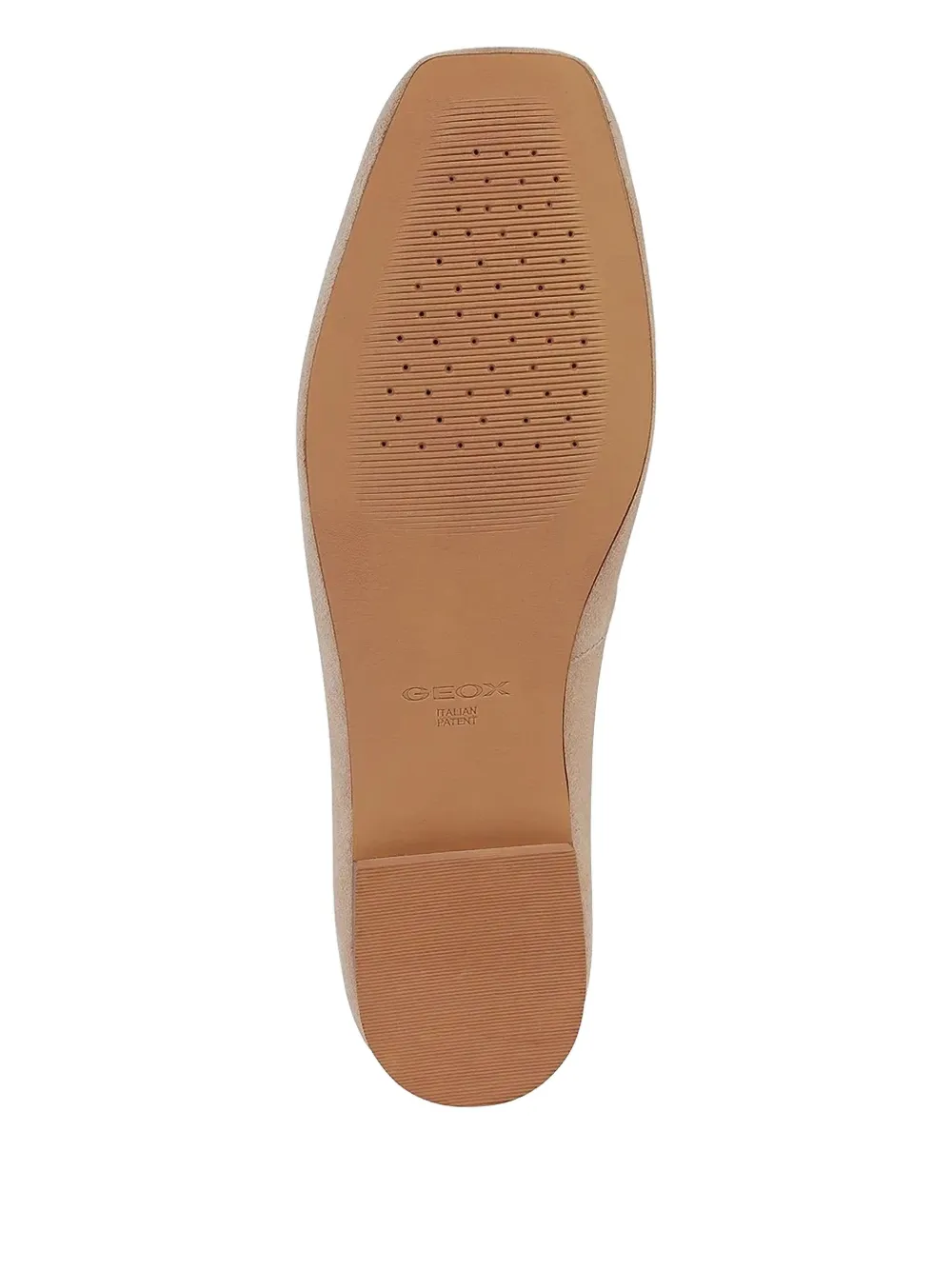 Geox Suede Ballet Flats In Neutral